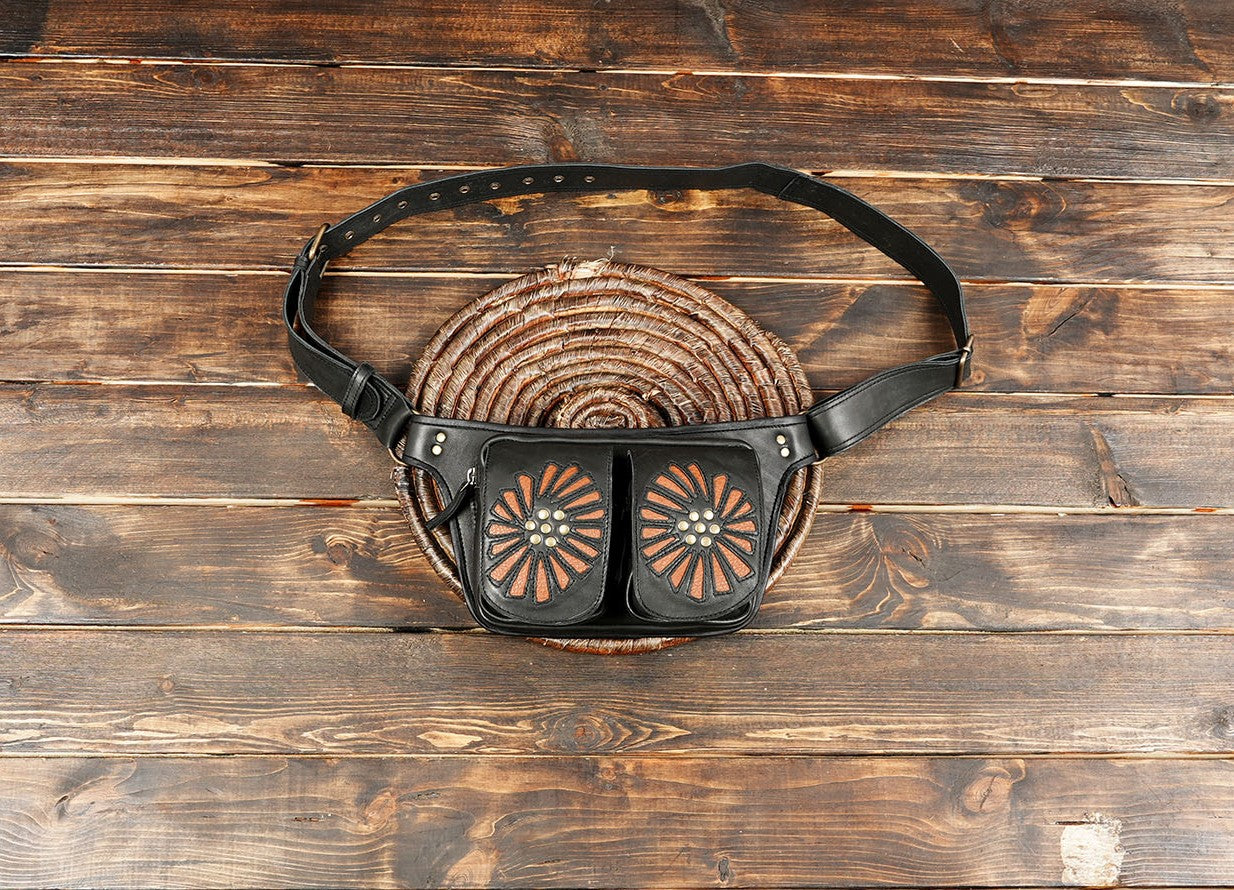 2025 trend leather belt bag for festivals and streetwear