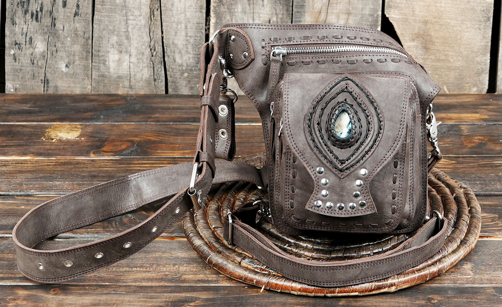Steampunk Leg Bag Online 