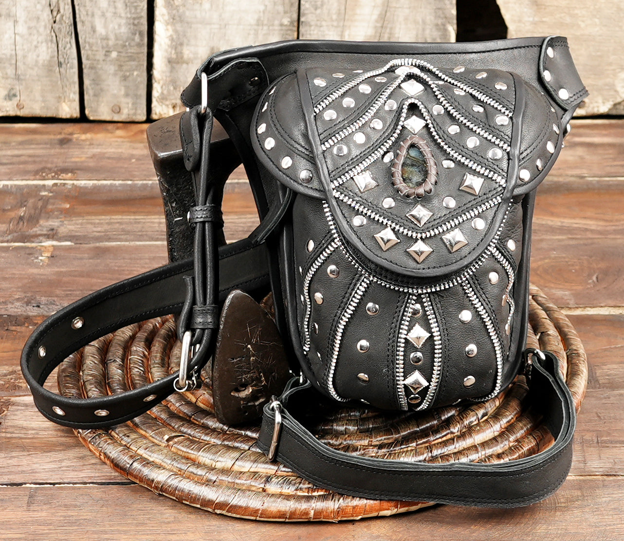 Buy Leather Leg Bag Online In USA 