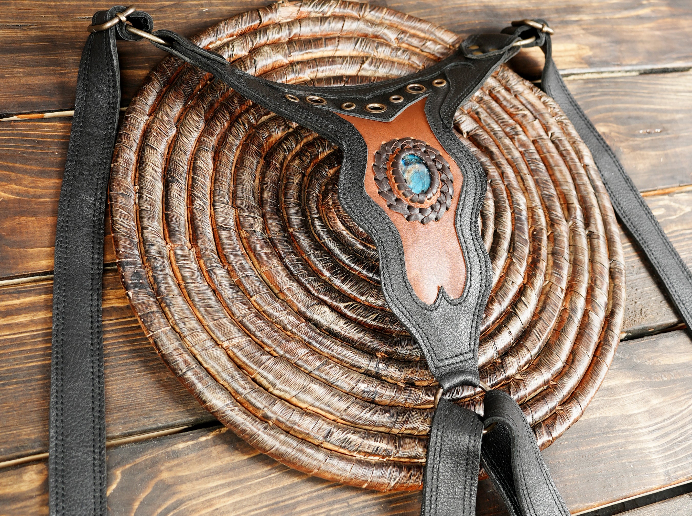 black  DOUBLE Holster Bag | Made to Order