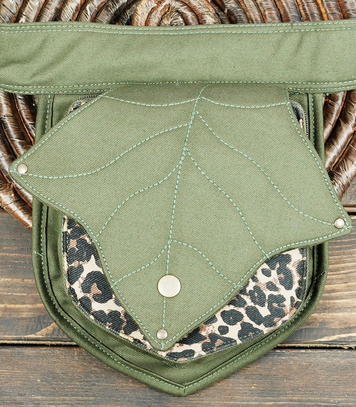 Leaf Backpack Book Messenger Bag ~ Renaissance Fair Crossbody purse 