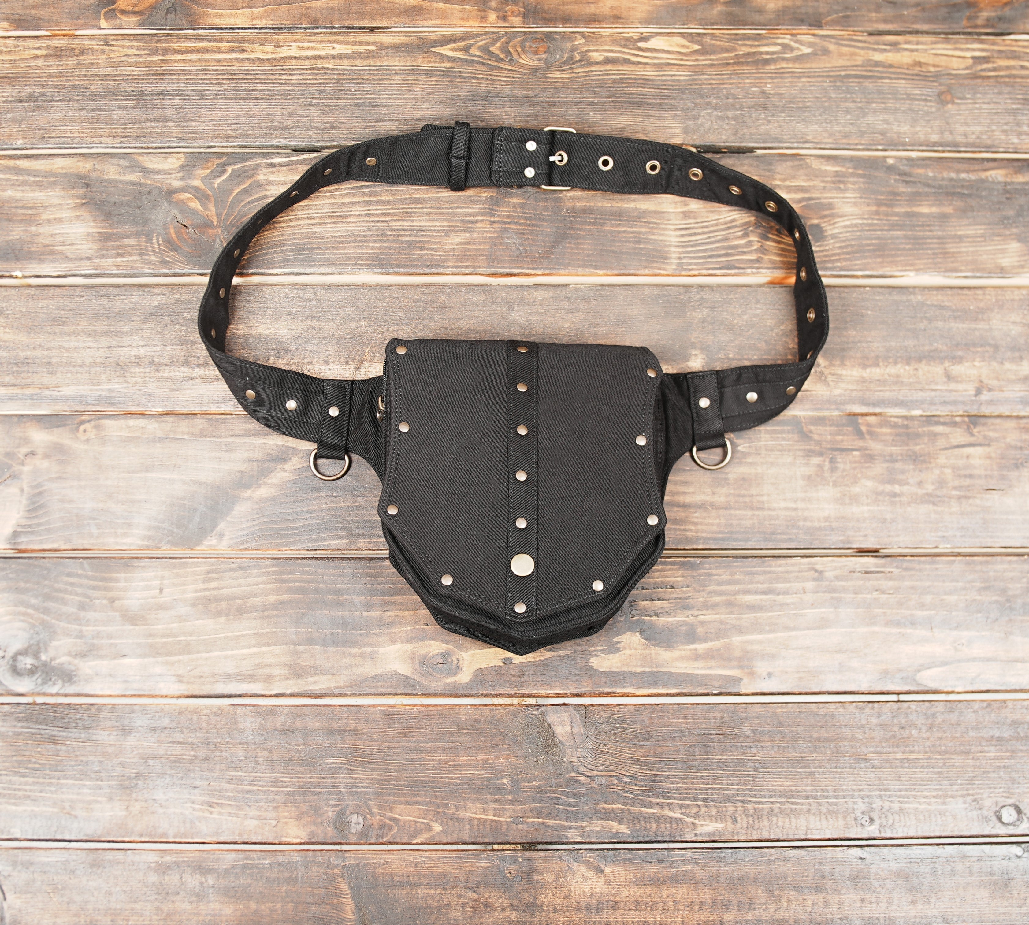 Thigh Bag: Cotton Canvas Utility Belt, Festival Vending Belt