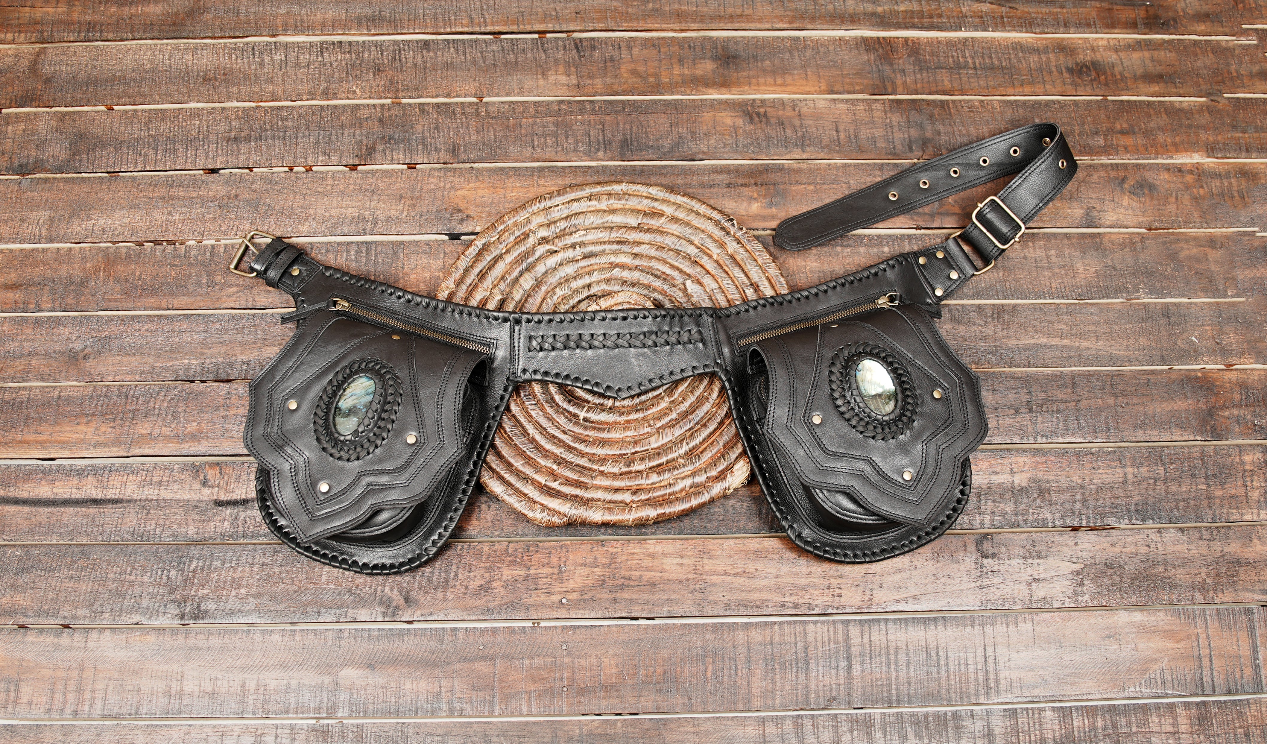 Premium Genuine Leather Wait Belt  (LT-AB-WB-6113)