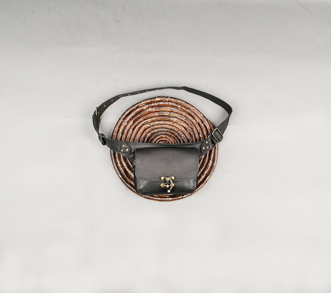 Handmade Leather Waist Belt Bag  (LT-AB-WB-6077)