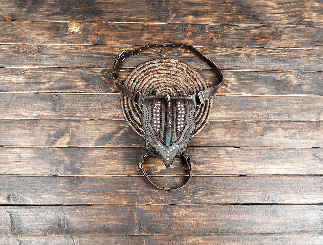 Steampunk Waist Bag with Adjustable Strap Gothic Thigh Leg Hip Crossbody Bag unique creativity 