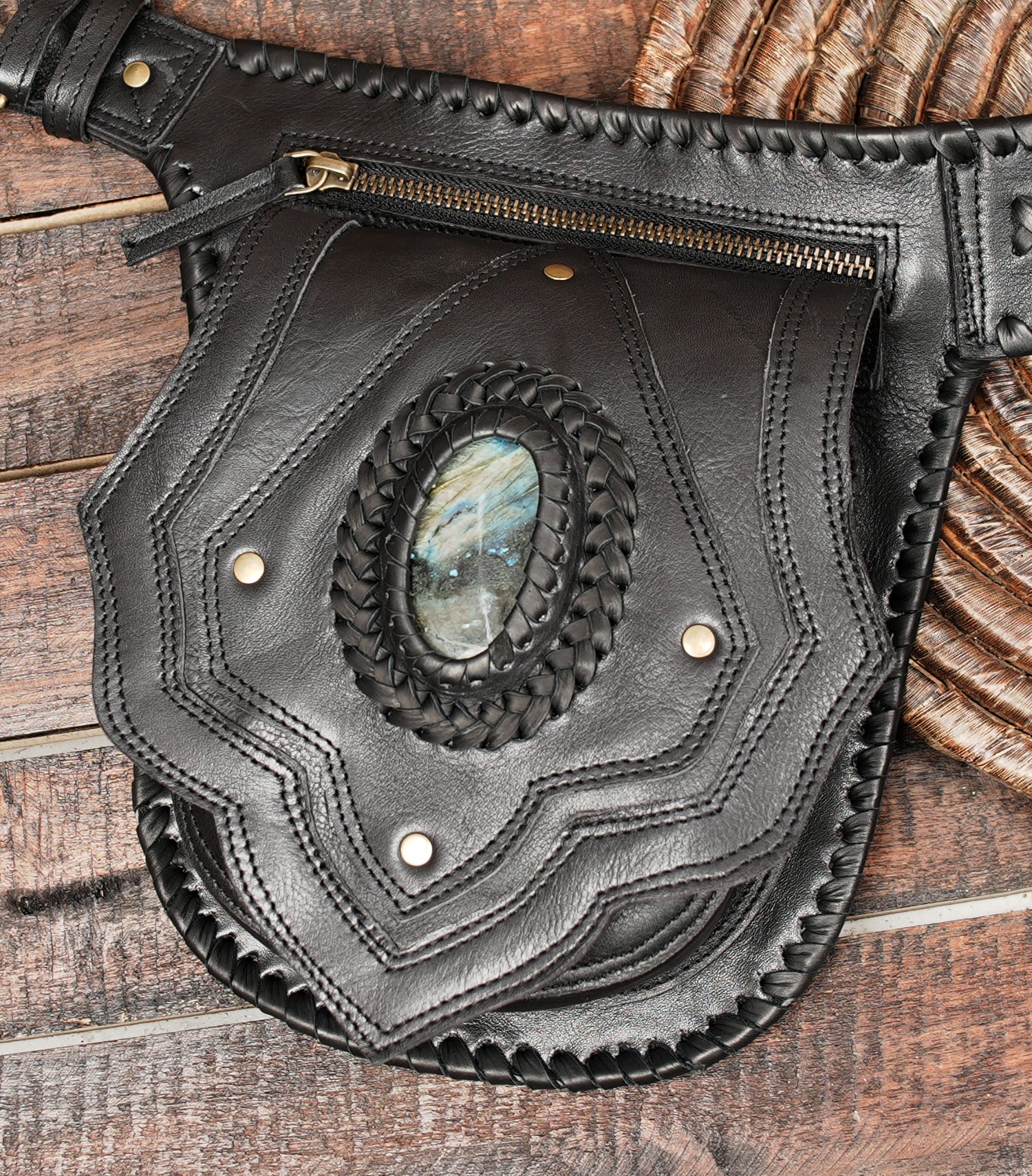 Premium Genuine Leather Wait Belt  (LT-AB-WB-6113)