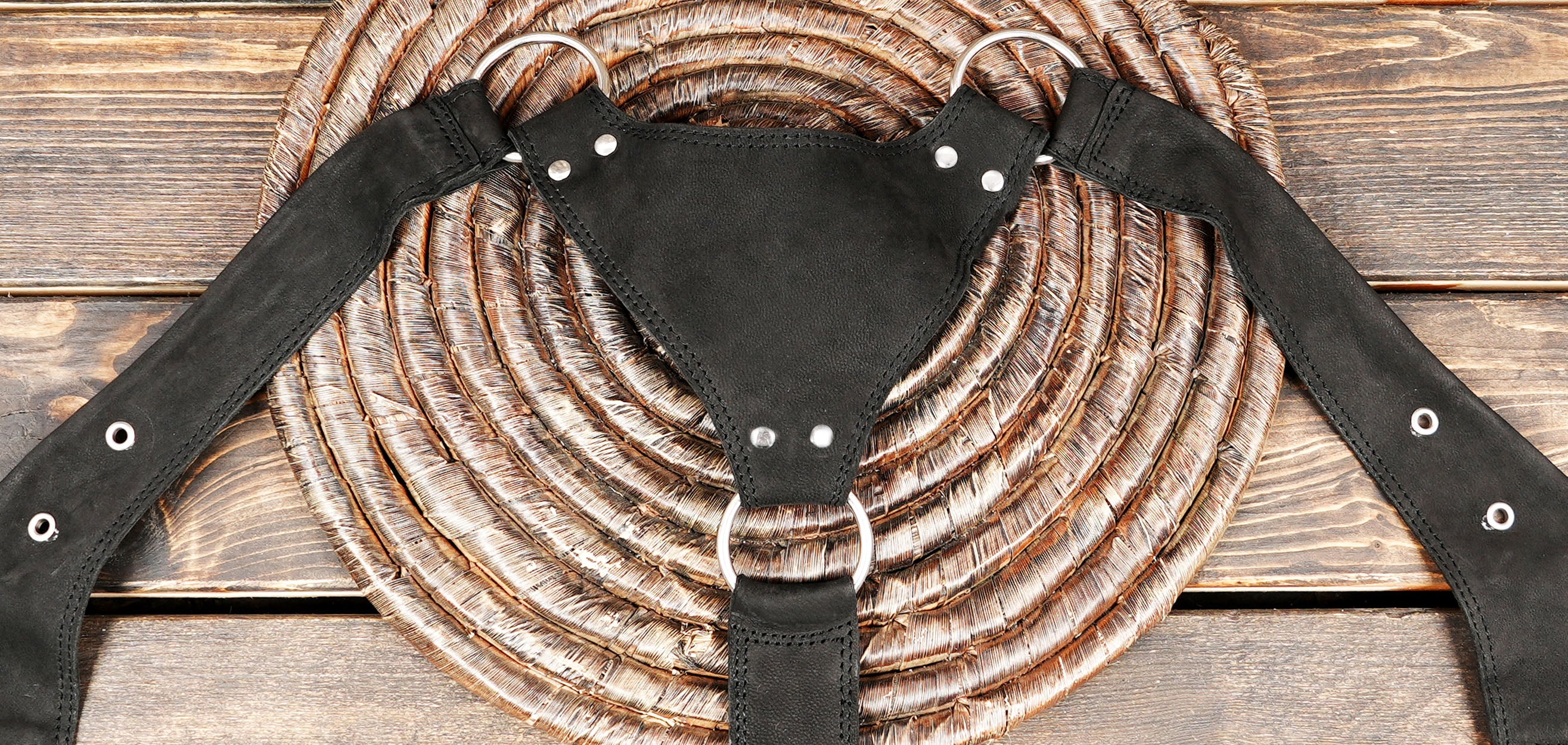 Black Leather Shoulder Holster Belt Handmade (LT-NS-HLS-6030)