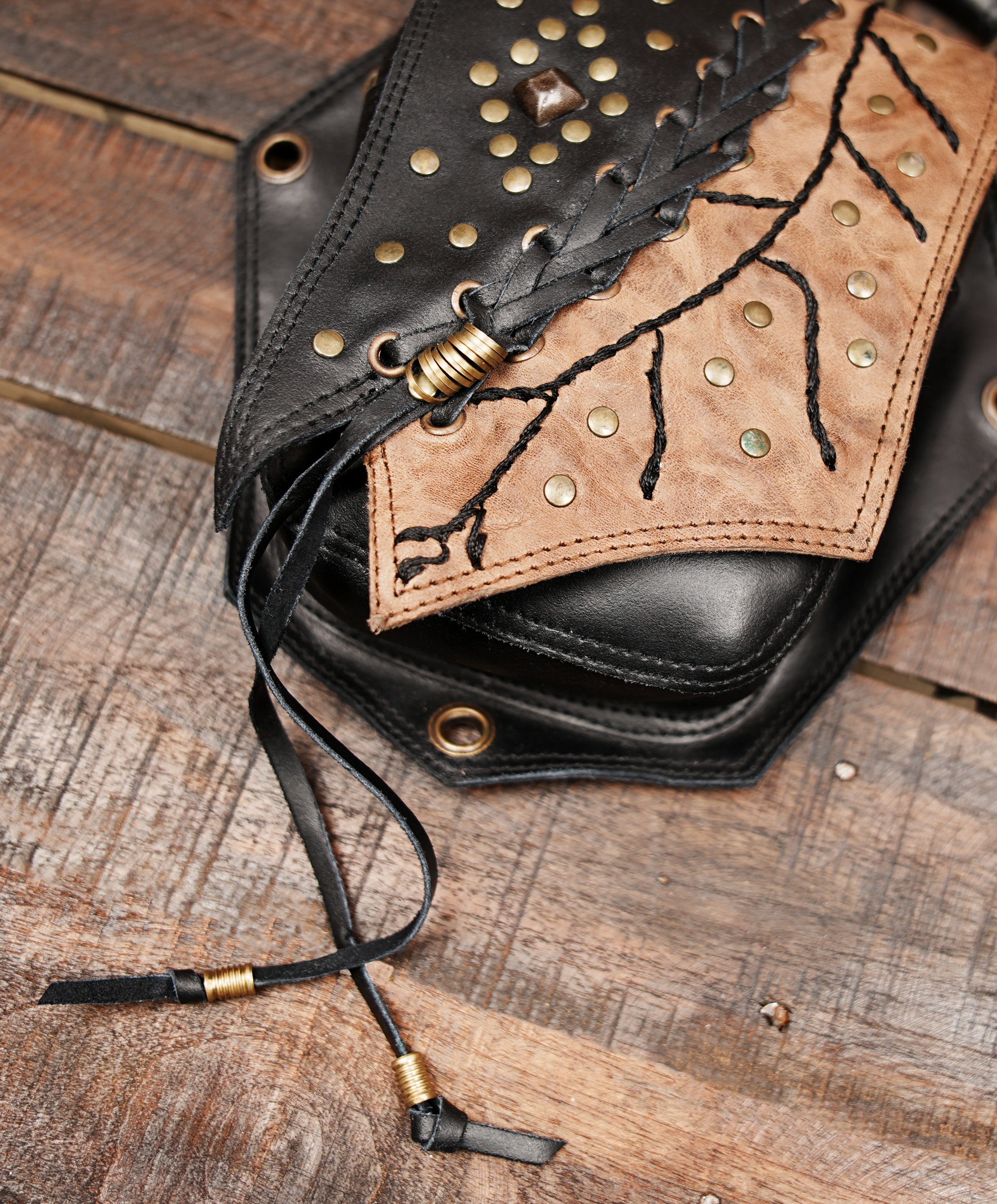 Genuine Leather Utility Holster – Boho, Tribal & Renaissance Fair Style