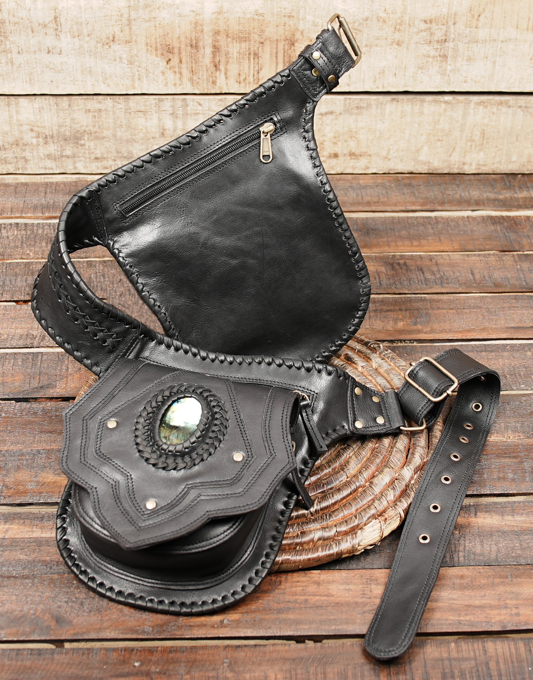 Premium Genuine Leather Wait Belt  (LT-AB-WB-6113)