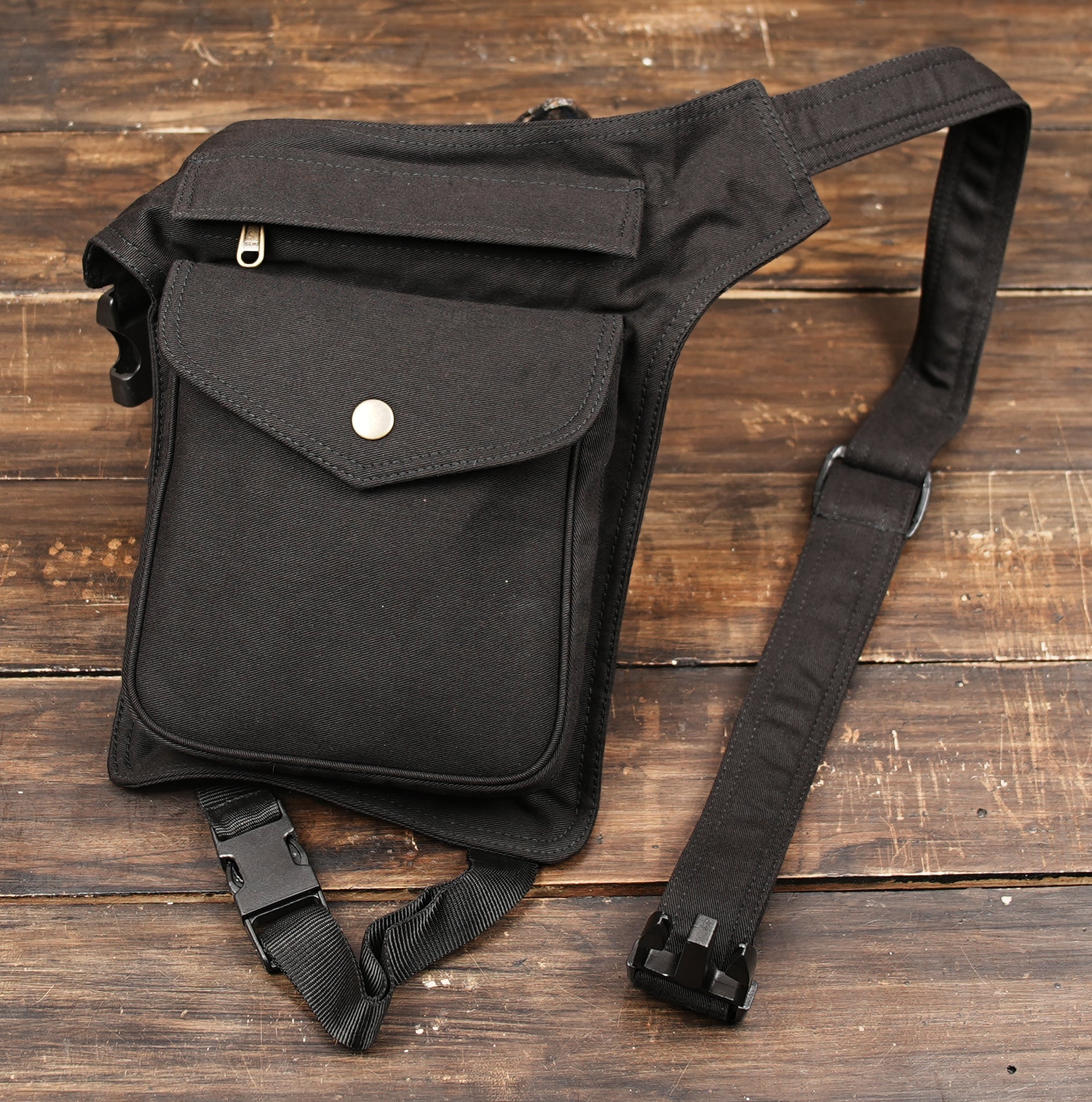 Boho & Tribal Cotton Thigh Belt – Crossbody Festival Bag