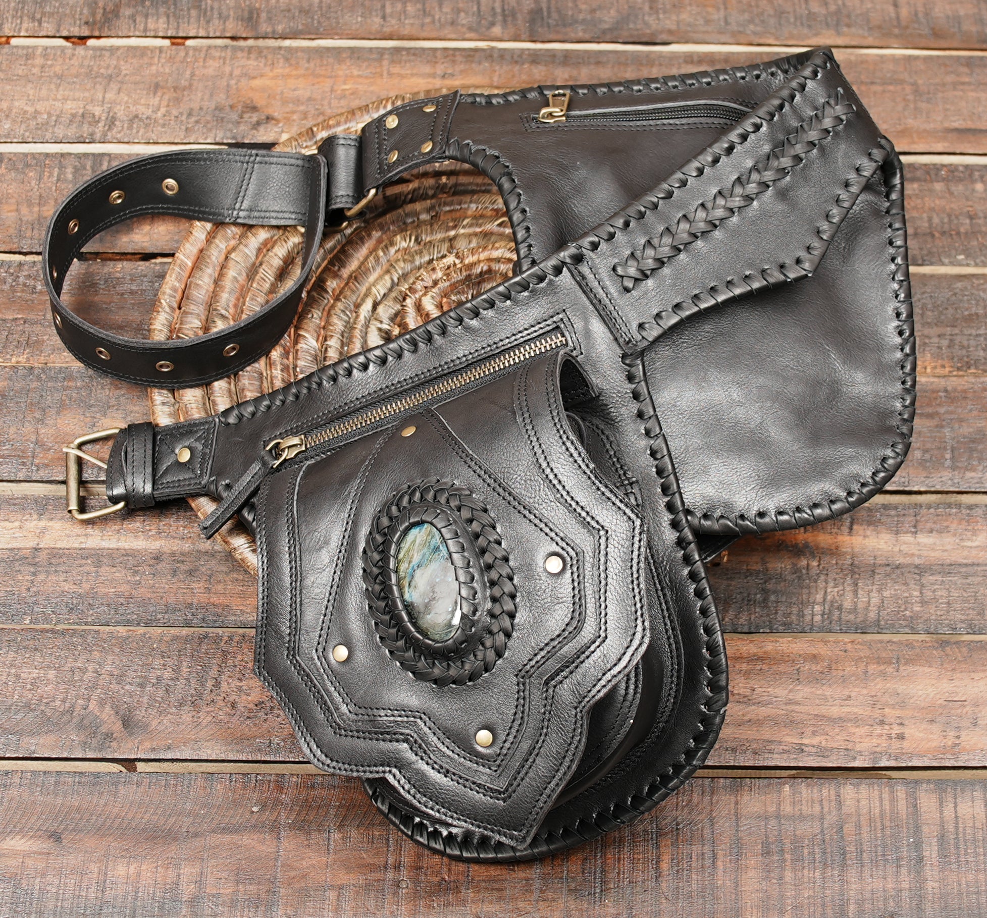 Premium Genuine Leather Wait Belt  (LT-AB-WB-6113)