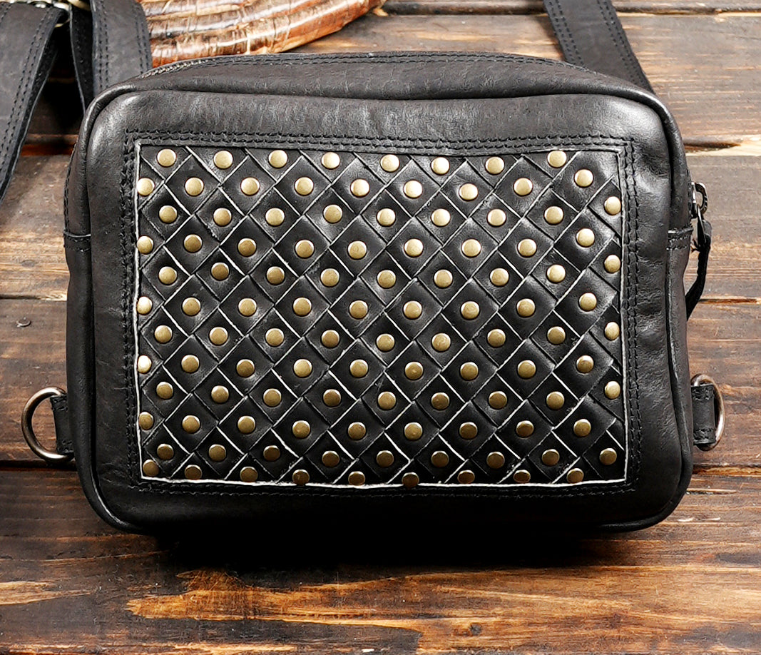 Steampunk Shoulder Harness Bag Anti Wear for Short Trips Backpacking  Black | Backpacks, Bags with steel metal