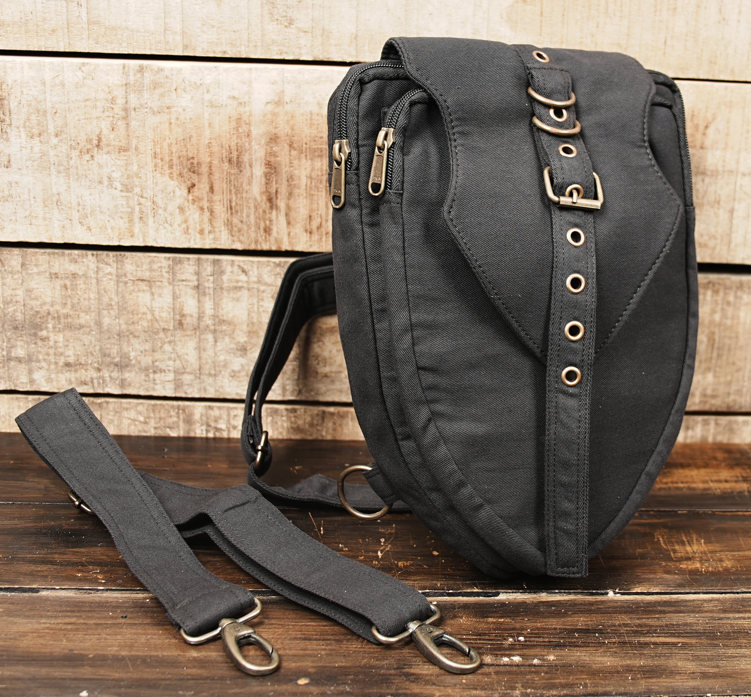 Cotton Holster Bag Festival Utility Bag Functional Pocket Belt Fully Adjustable 100% Cotton Unisex Holster Bag