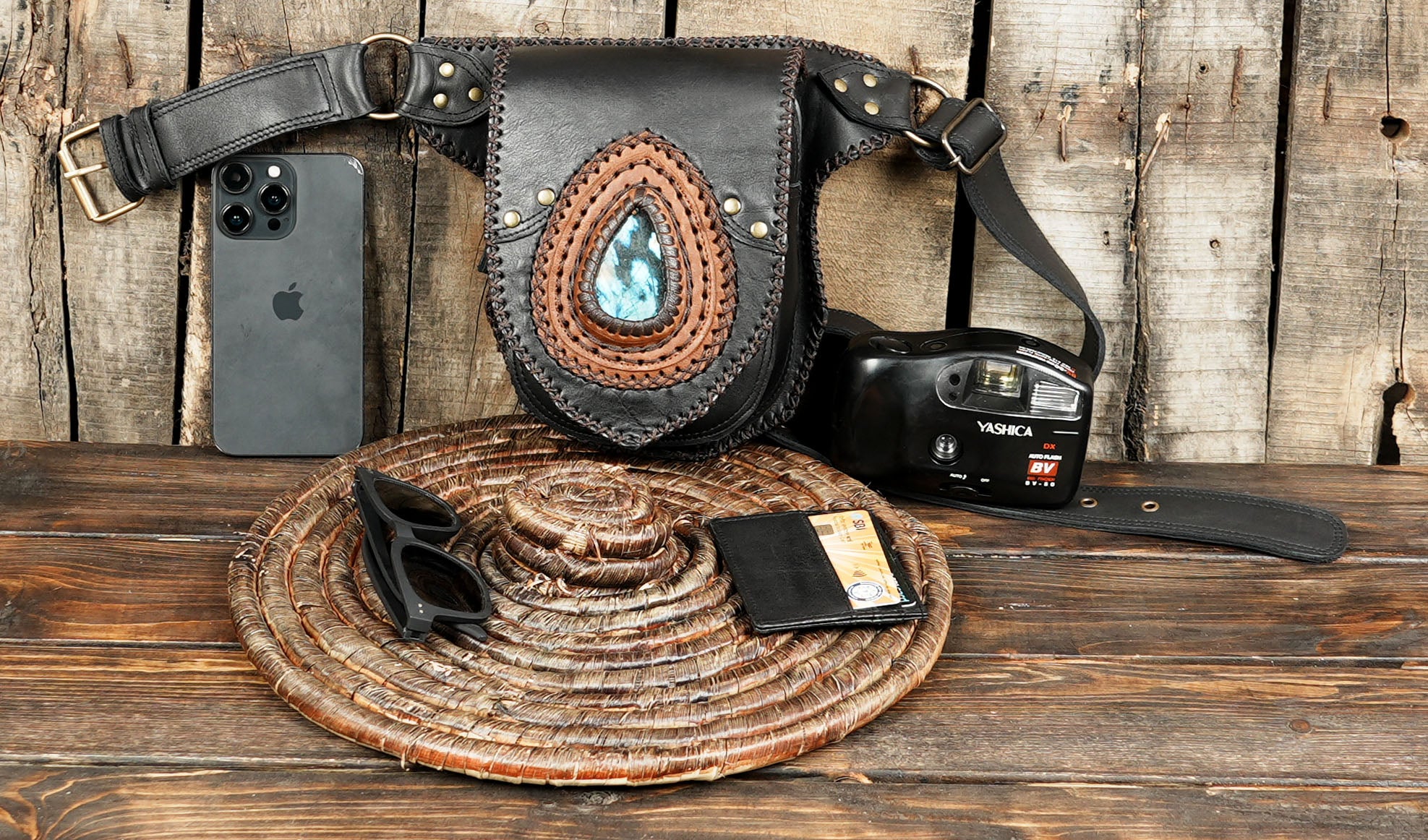 Buy Leather Utility Belt Bag | Festival Fanny Pack | Travel Hip Bag | Pocket & Pouch Online in USA