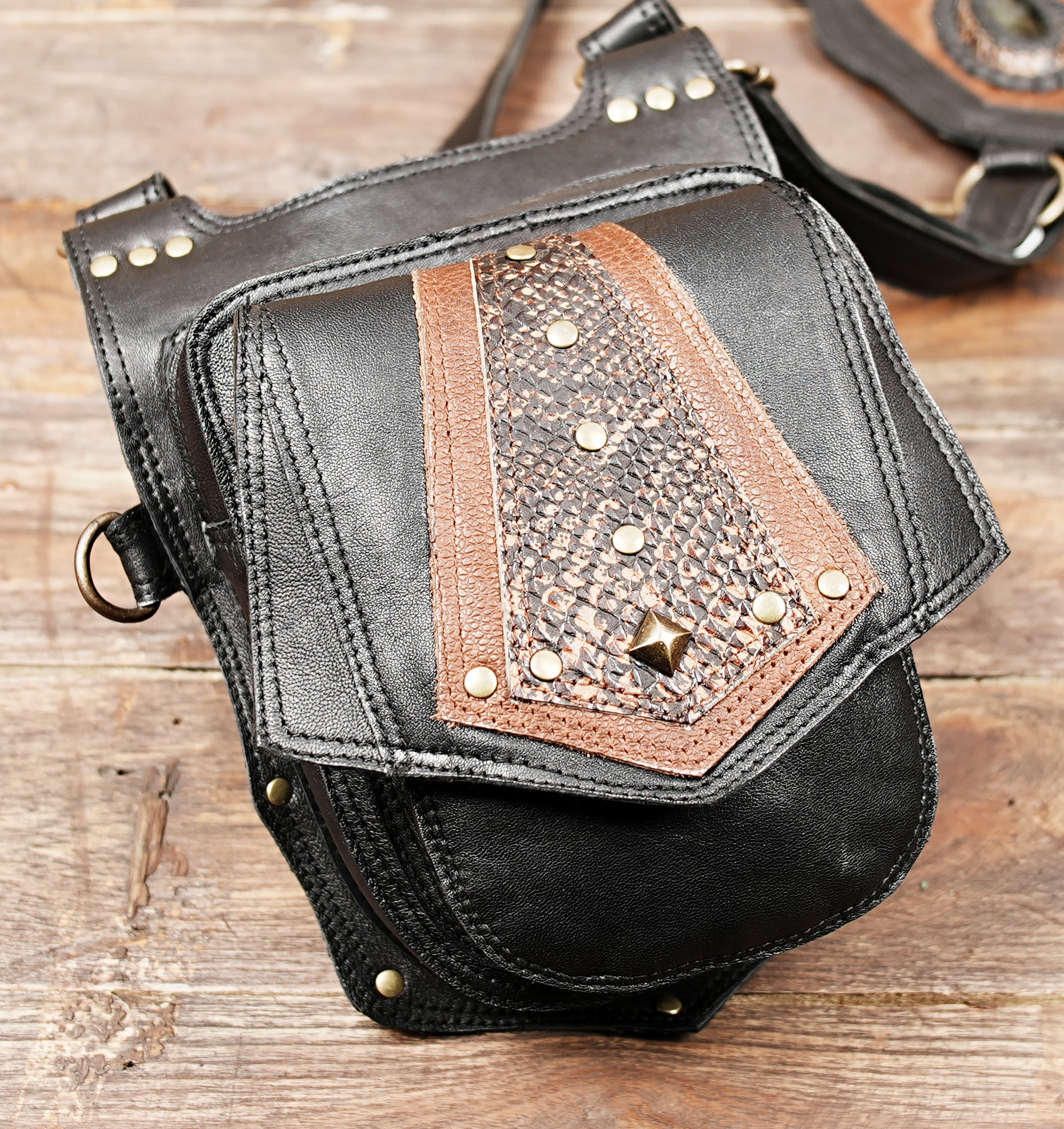 Handmade cotton holster bag for festivals and cosplay