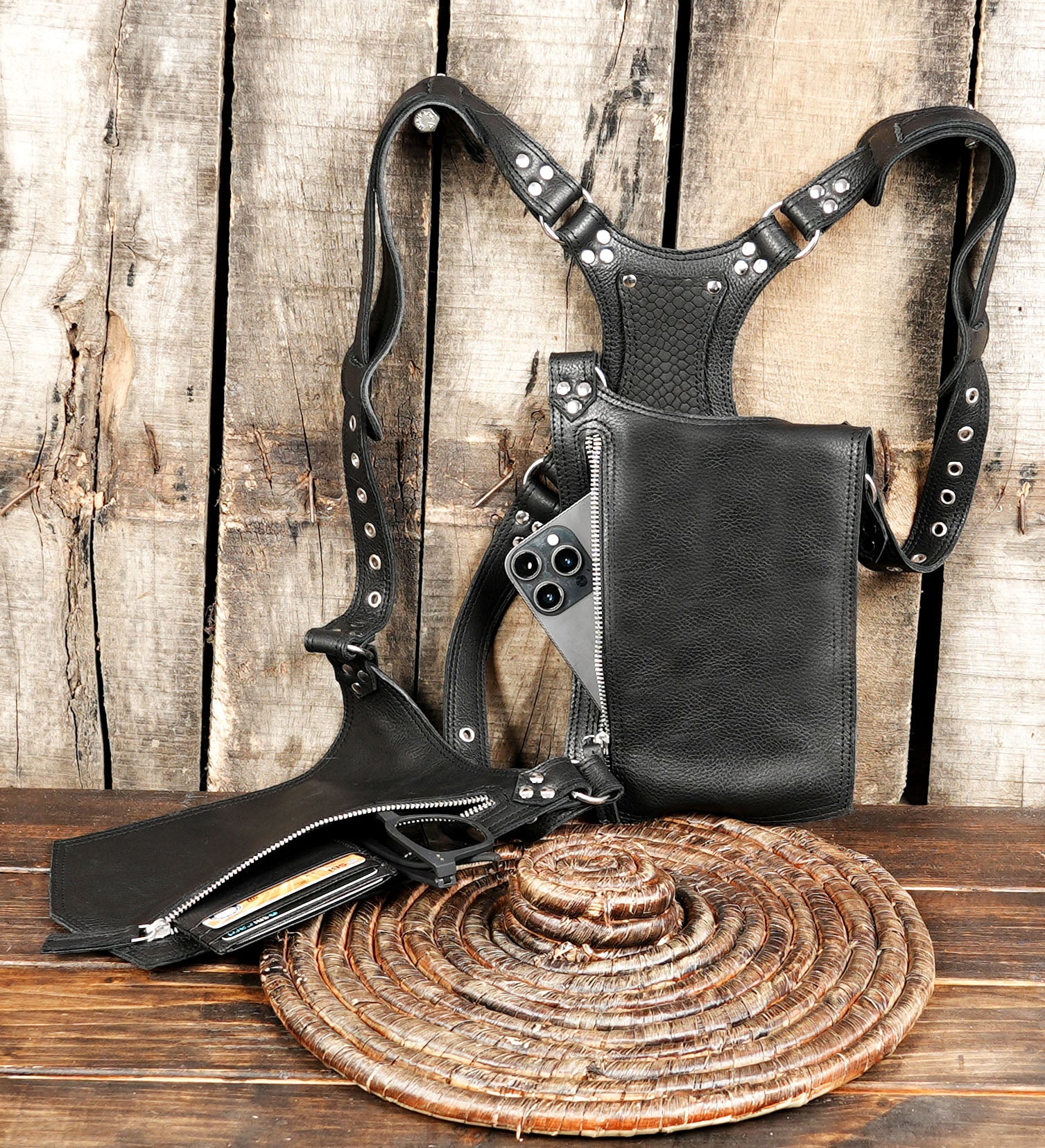 Buy Genuine Leather Holster Bag || Holster Bag || Travel Bag || biker bag and holster 