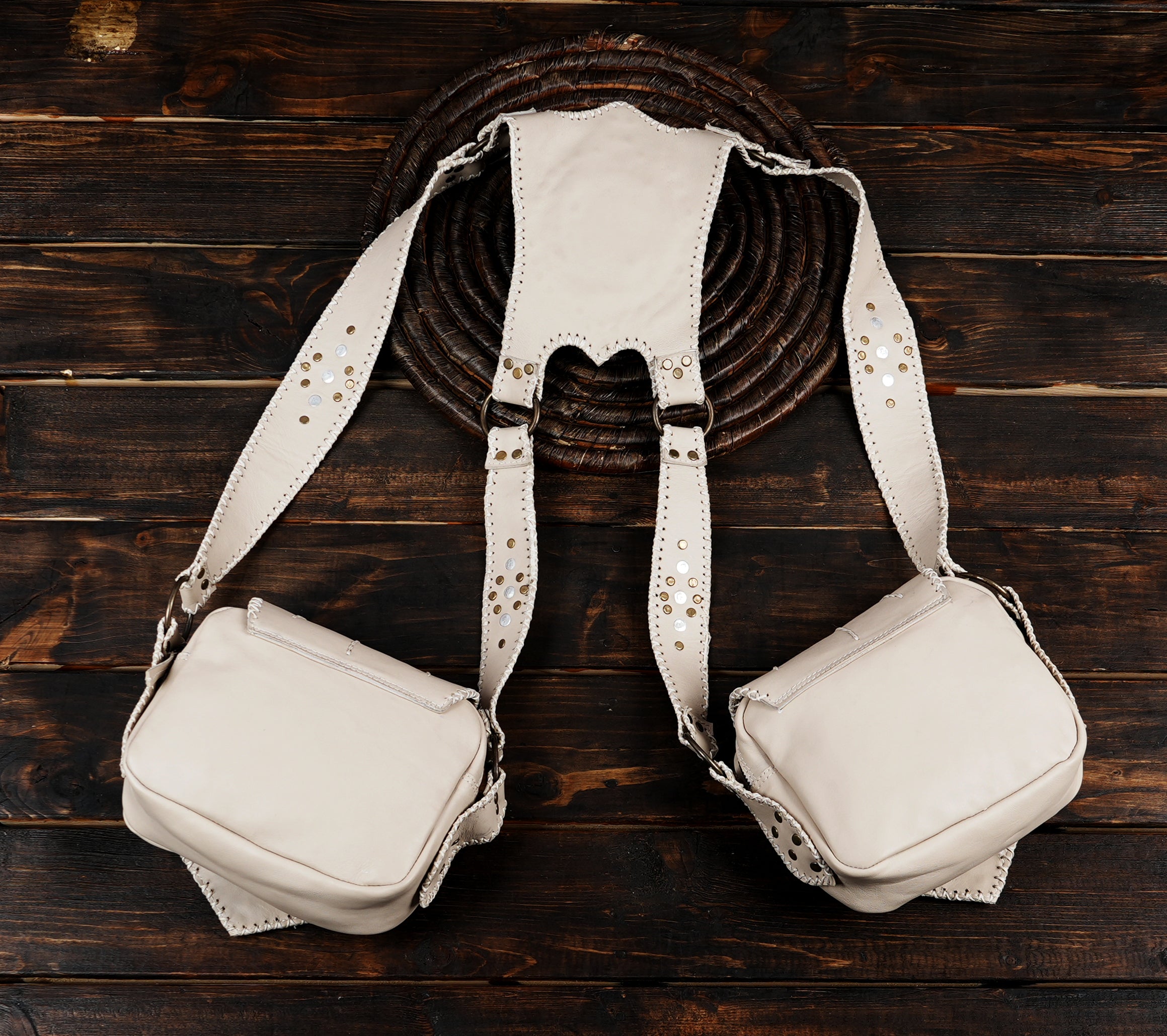 Adjustable shoulder holster with dual compartments