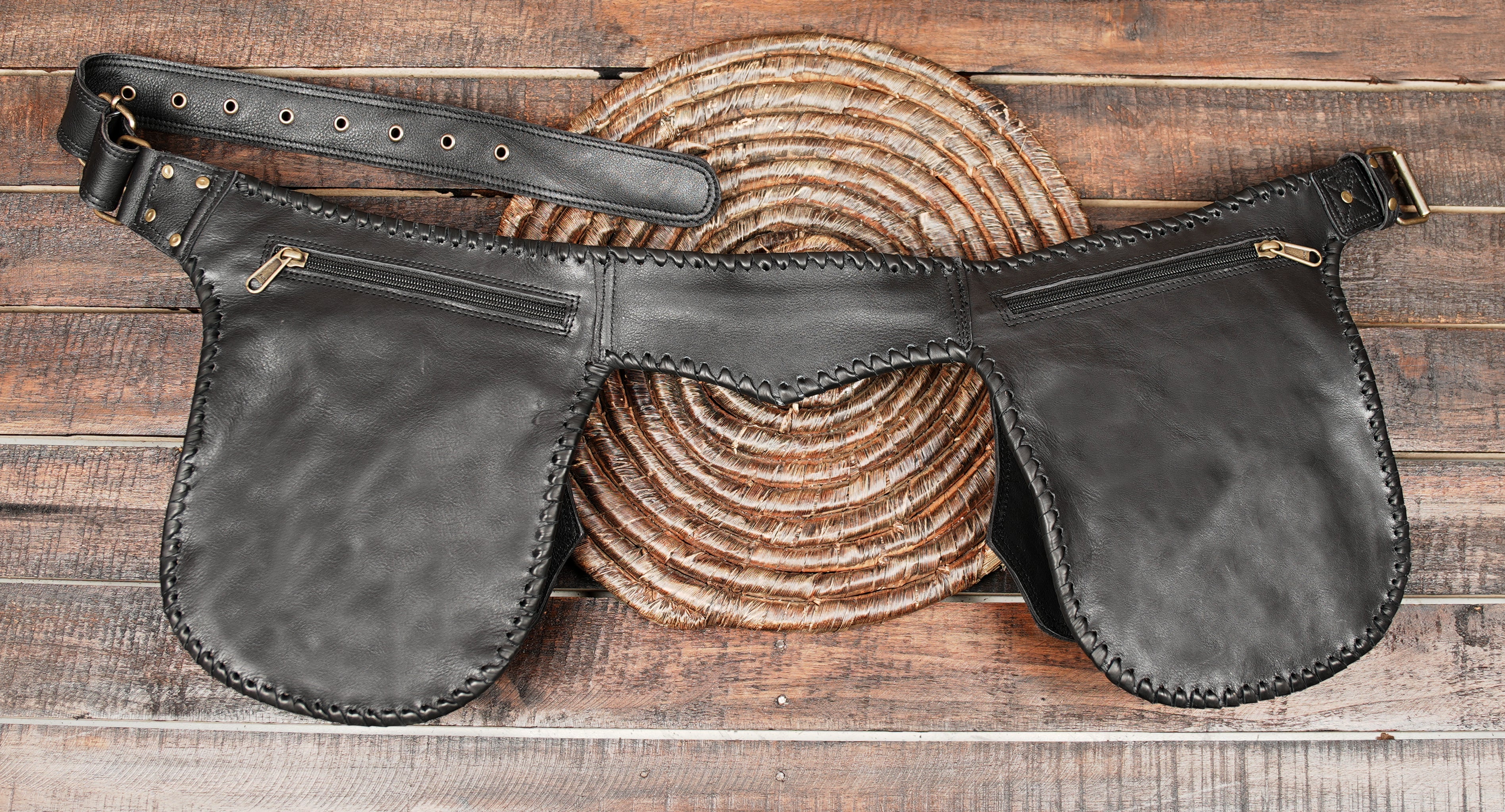 Premium Genuine Leather Wait Belt  (LT-AB-WB-6113)