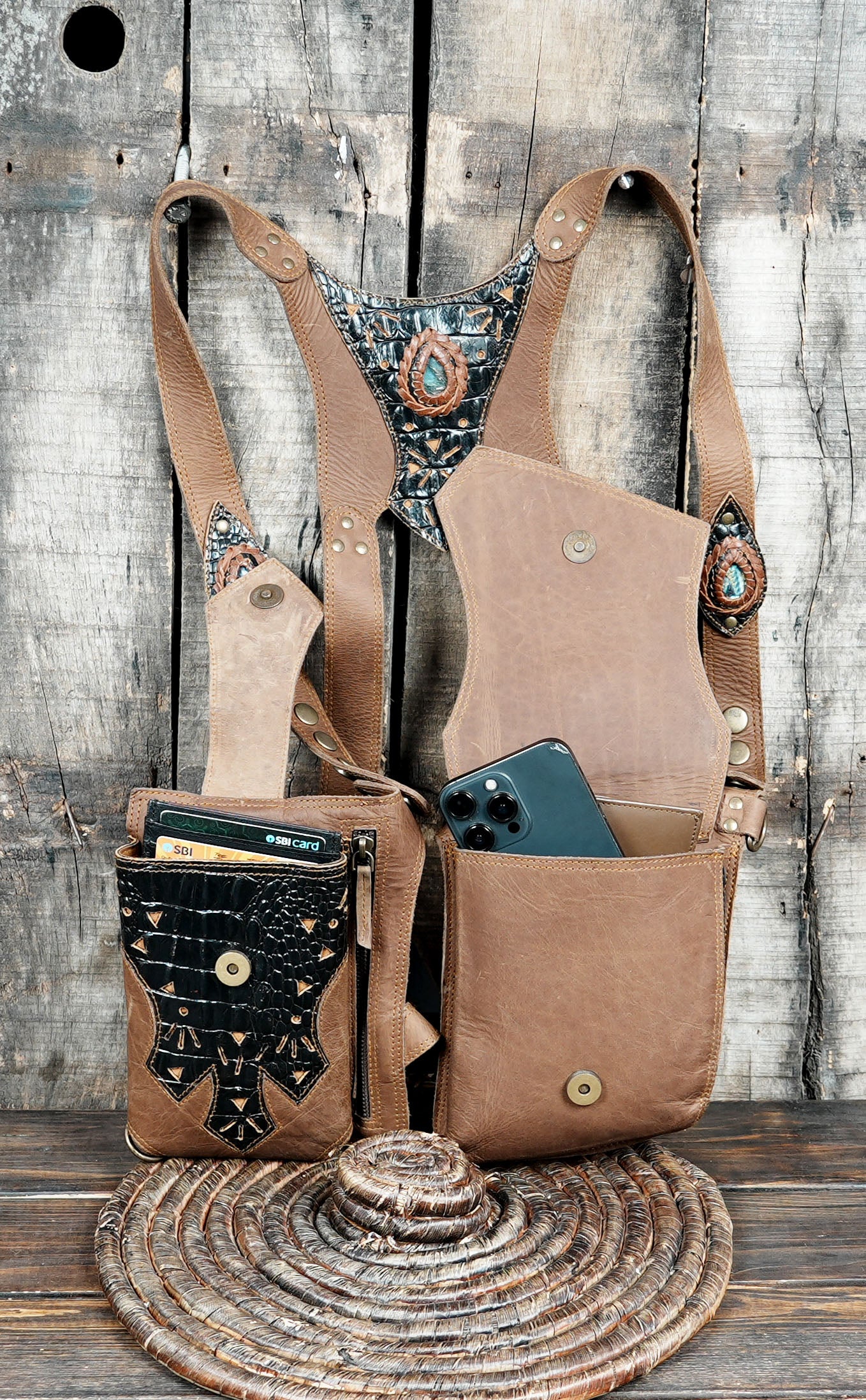 Leather Holster Belt for Men & Women – Renaissance Fair Accessory