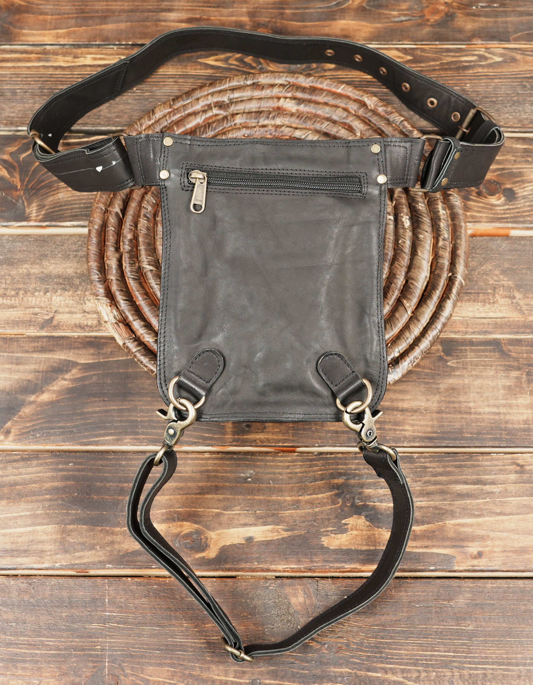this utility belt is not just functional but also a fashionable statement accessory.