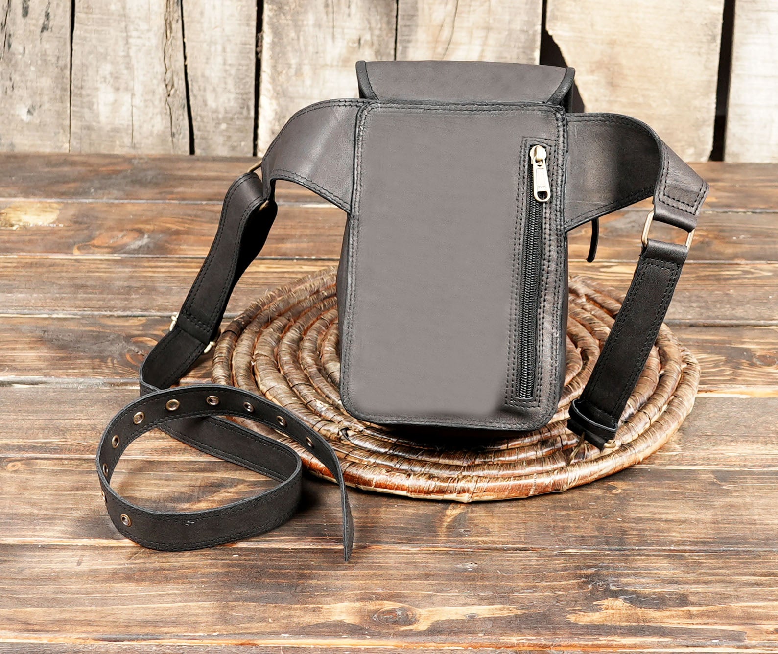Designed for comfort and durability, the adjustable strap ensures a customized fit,