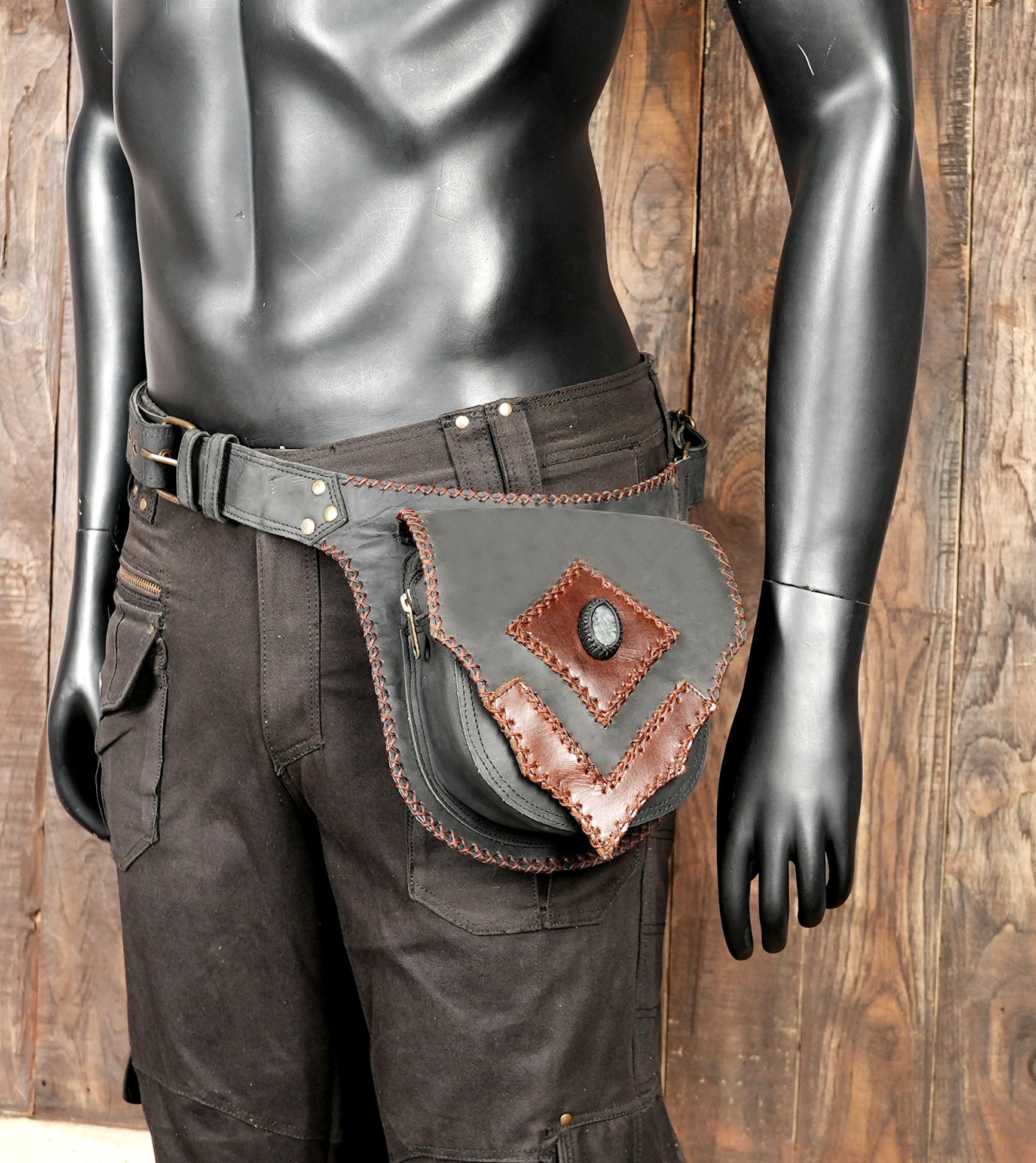 Steampunk Waist Belt Bag
