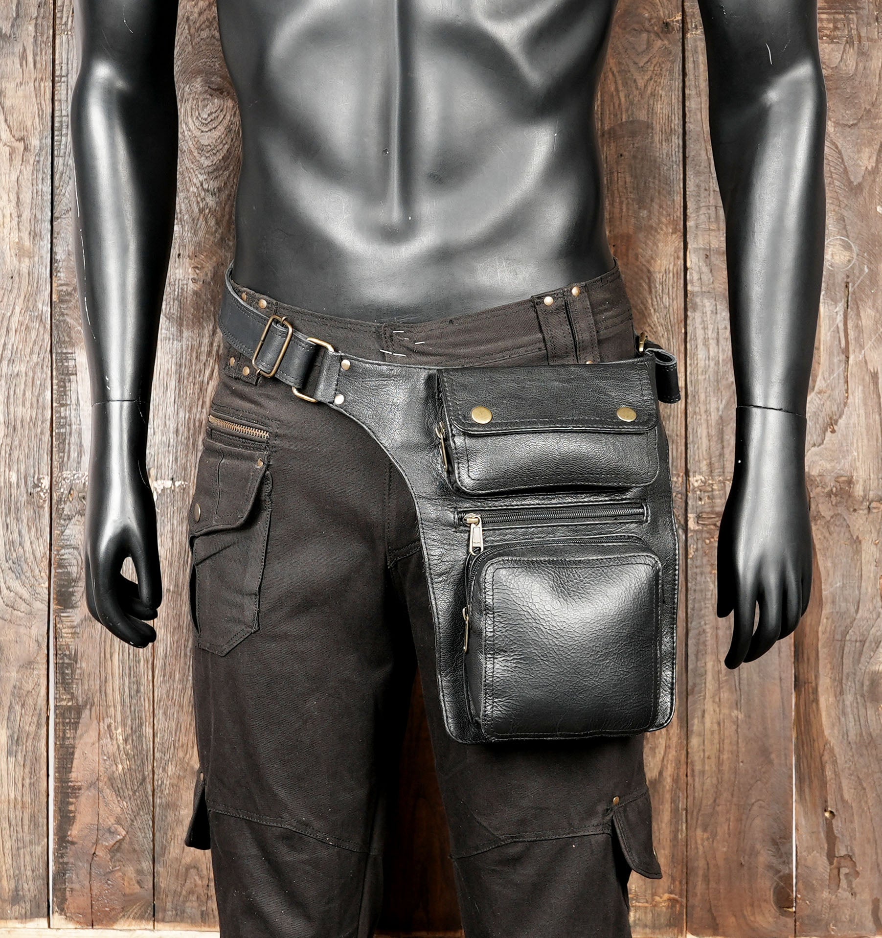 Stylish utility belt for bikers, travelers, and performers