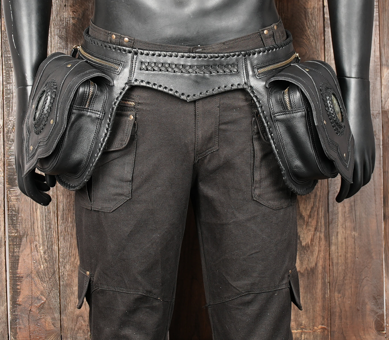 Premium Genuine Leather Wait Belt  (LT-AB-WB-6113)