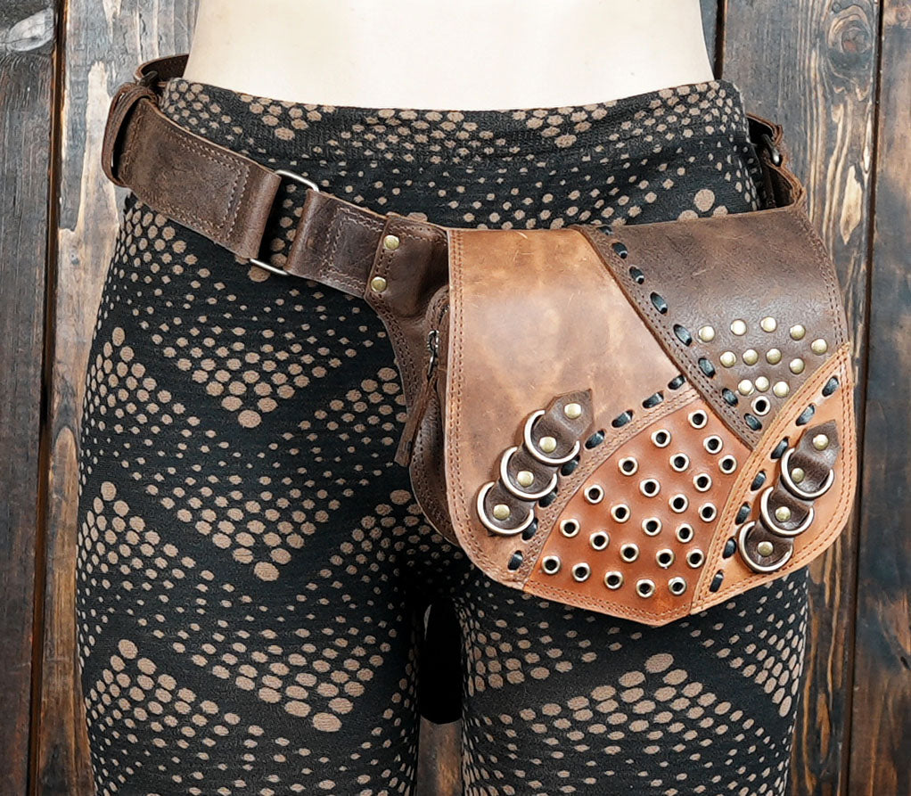 Handmade from 100% genuine brown leather