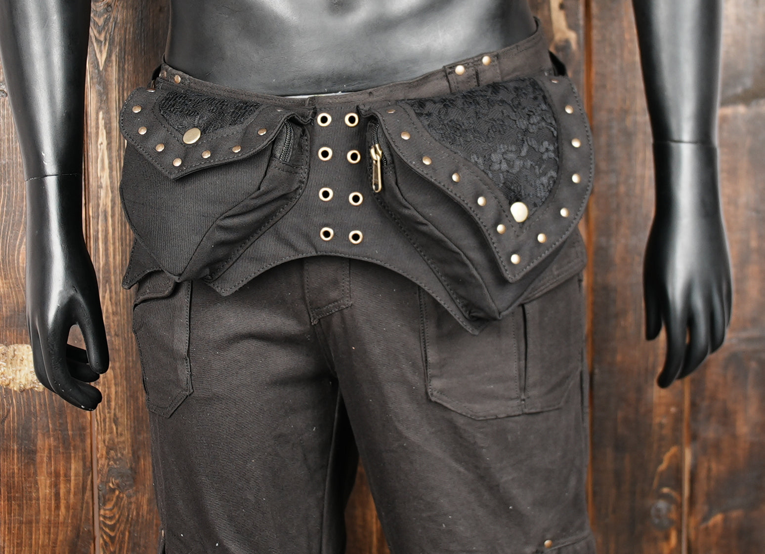 Utility Multi Pouch Belt leather, hip belt ,pocket belt, festival clothing