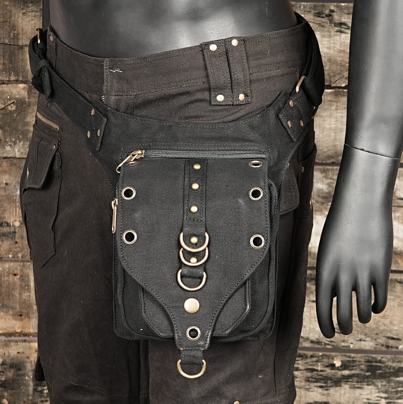 Handmade Cotton Waist Belt with Pockets – Festival, Cosplay & Travel Wear (CTN/AB/WB/1042)