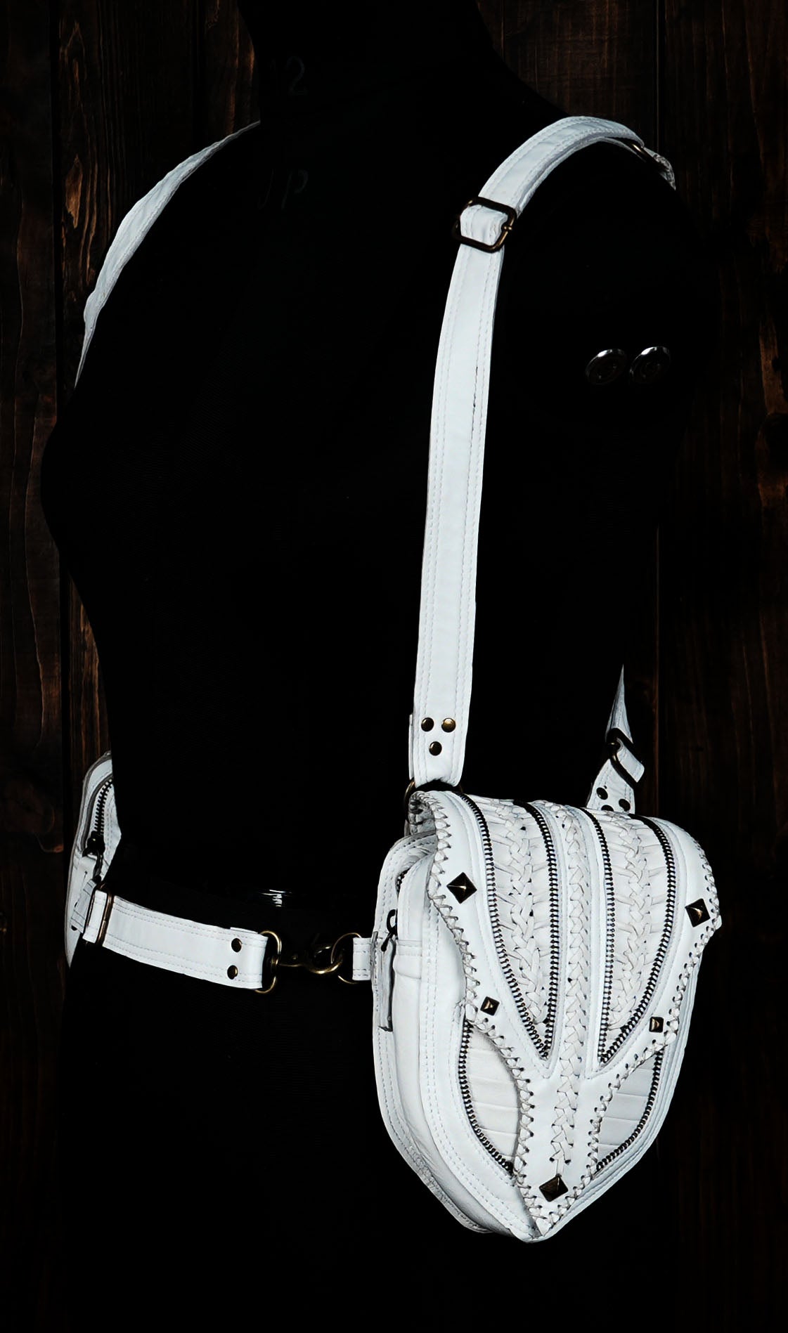 Adjustable handmade holster bag for motorcycle or travel