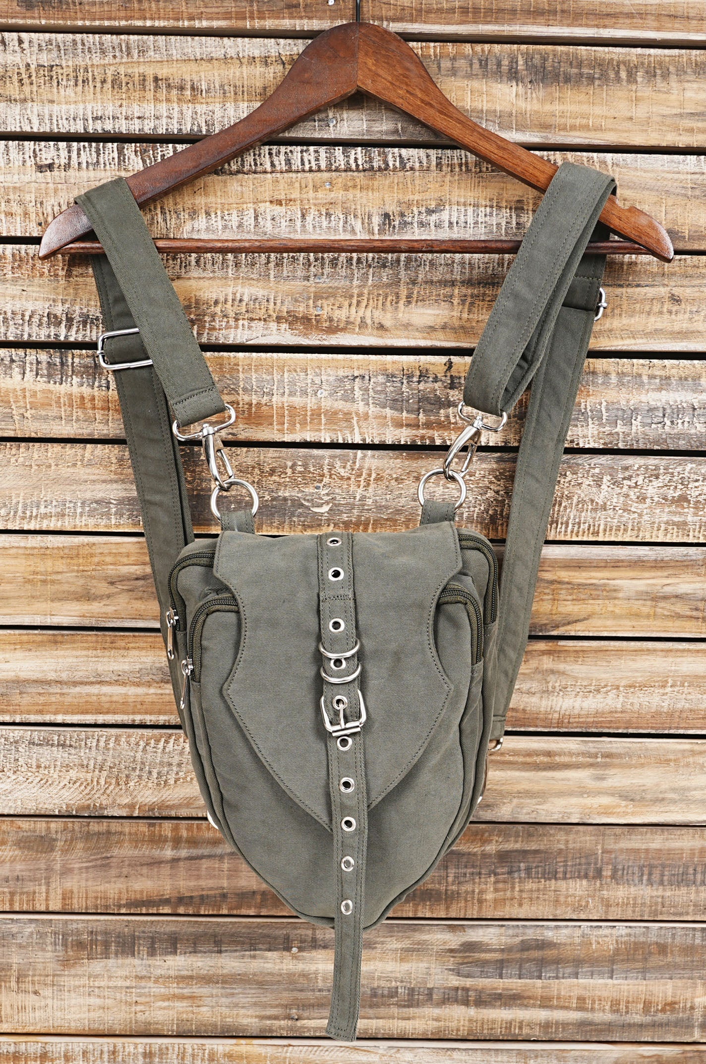 Holster Bag in Black cotton