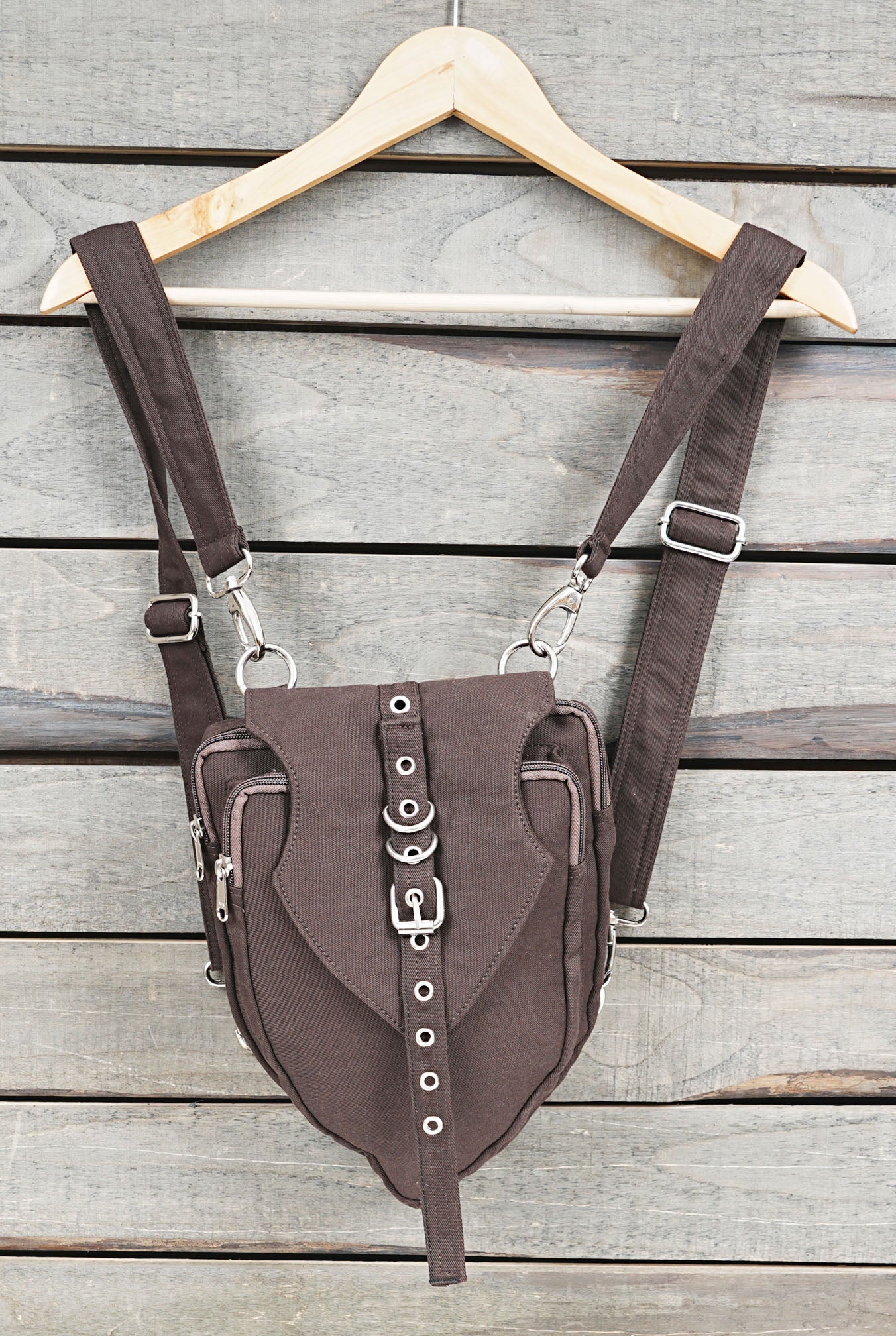 Cotton holster bag styled for outdoor activities