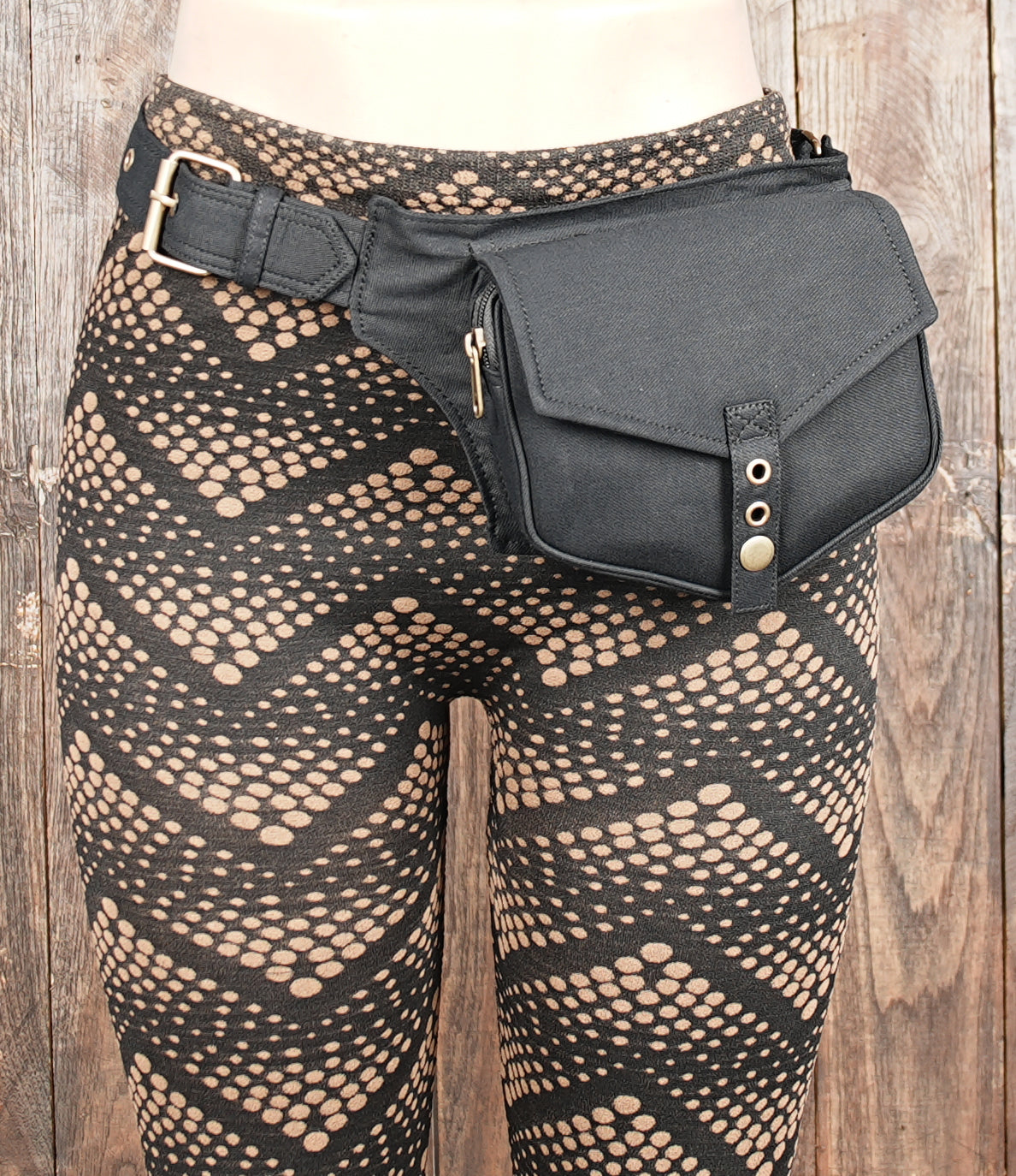 Minimalist canvas waist pouch