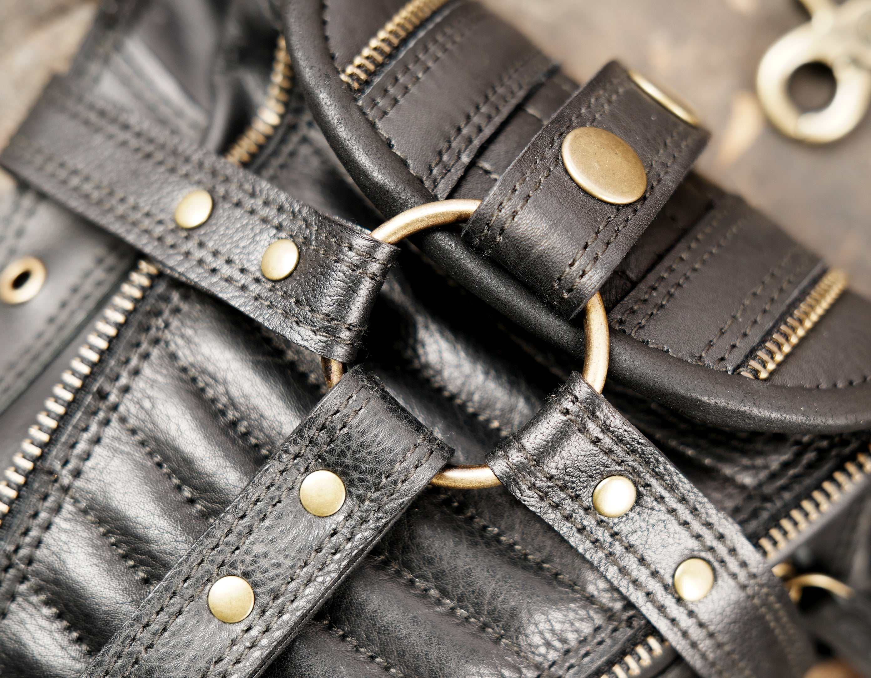 Handmade Black Leather Stylish Holster Belt Bag Festival Fanny Pack Leather Waist Bag Utility Belt Pouch, Personalized for Men/Women Black  with zipper 