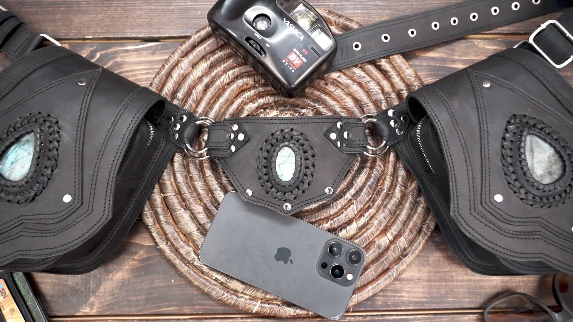 बोहो स्टीमपङ्क् कमरमेखला – वास्तविकचर्मणा सह हस्तनिर्मितं (LT-NS-WB-6025)