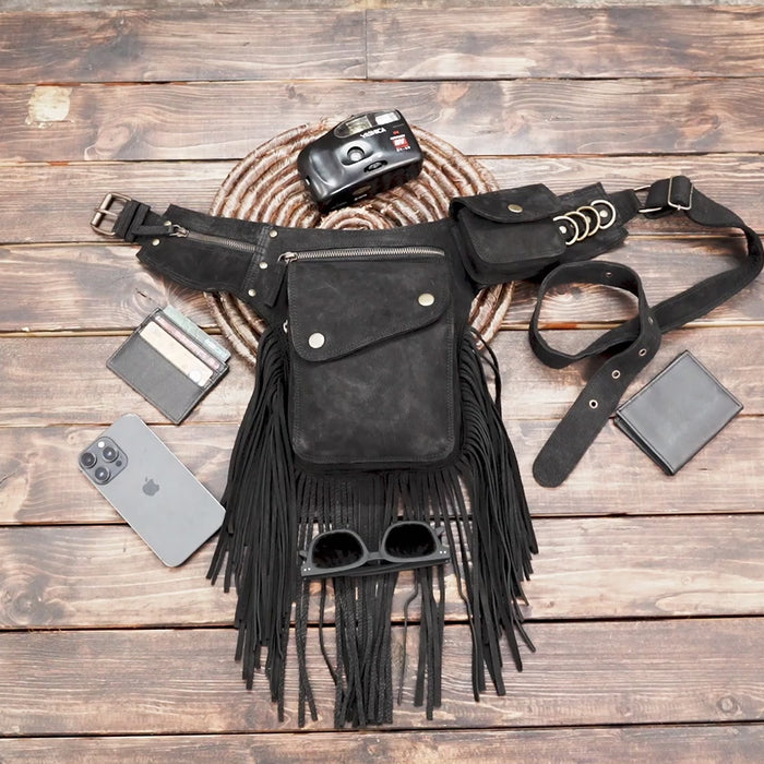 Canvas Utility Belt Festival Belt Pouch Hip Bag Fanny Pack Pocket Belt Women Psychedelic Burning Man Festival Utility Bag Hip Belt