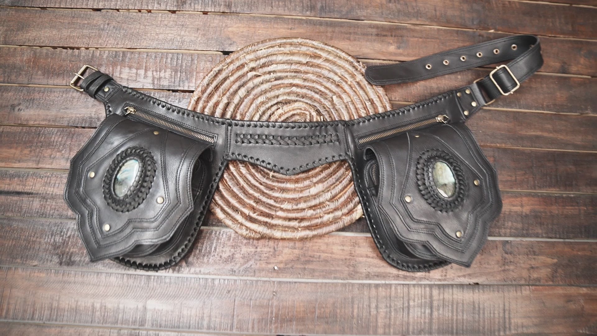 Premium Genuine Leather Wait Belt  (LT-AB-WB-6113)