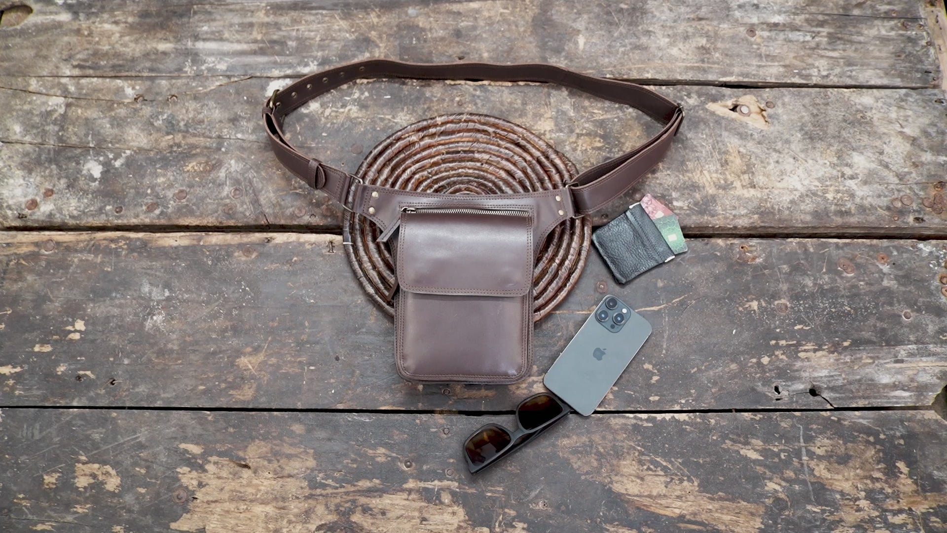 Leather Waist Bags for Men & Women | Personalized Belt 