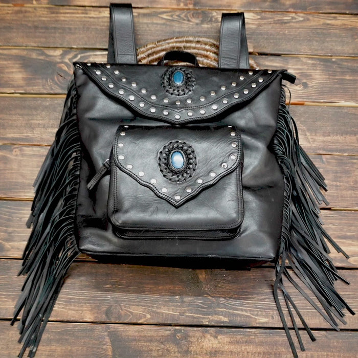Suede Fringe Bag, Leather Sling Bag Woven with Fringe, Fringe Purse, Boho Tassel Backpack, Festival Accessories, Hippie Shoulder Bag