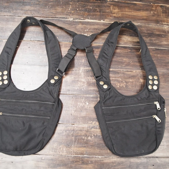 Cotton Holster Bag || Festival Utility Bag || functional pocket belt || Fully Adjustable || 100% cotton || unisex holster bag