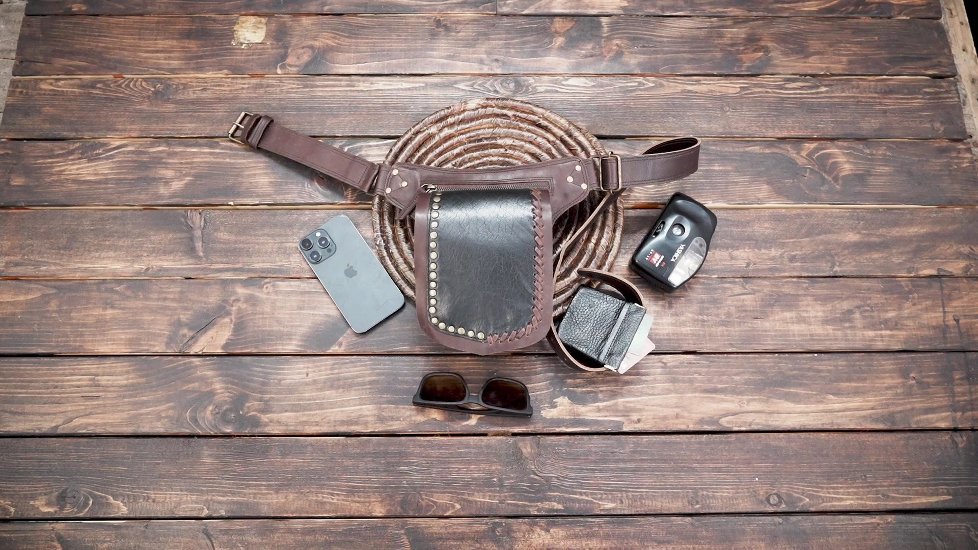 Leather Fanny Pack | Genuine Leather Waist Bag for Men & Women - The Leather Warehouse